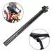 TOSEEK 3K Carbon Fiber Mountain Bike Road Bike Bicycle Seat Tube Seatpost Seat Fitting Seat Pole Bicycle Fittings