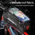 WEST BIKING 7 Inch Bike Top Tube Front Hard Shell Bag Touch Screen Waterproof Riding Gear Bag