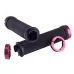 OQSPORT 2 PCS Bike Hand Grips Bilateral Lock Straight Barrel MTB Bicycle Anti-slip Handlebar Grips