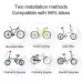 ANTUSI A6 USB Charging COB Light Source Smart Cycling Bike Warning Alarm Tail Light with Remote Control
