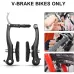 2 Pairs Silent V-brake Bicycle Brake Shoes