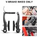2 Pairs Silent V-brake Bicycle Brake Shoes