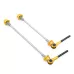 Mountain Highway Bike Titanium Alloy Axis Quick Removal Rod Front And Rear Rollers Open Flower Drum Fixed Axis Trolley