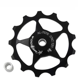 MEROCA Metal Bearings Mountain Bike Road Bike Rear Derailleur Guide Wheel 11T/13T Guide Wheel