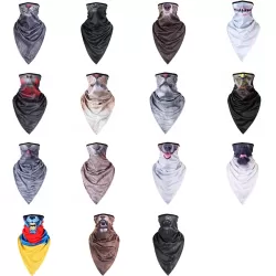 Multifunction Outdoor Windproof Triangle Towel Animal Mask Hood