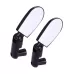 2 PCS Mini Universal Adjustable Rear View Mirror Rear Reflector for Bicycle or Mountain Bike