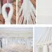 Double Outdoor Camping Tassel Canvas Hammock with Stick