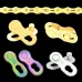 3 Pairs 10 Speed ZH405 Mountain Road Bicycle Chain Magic Buckle Chain Quick Release Buckle