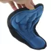3D Silicone Lycra Nylon Gel Pad Bicycle Seat Saddle Cover Soft Cushion Fits for Kinds of Bikes