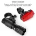 5W Mountain Bike Headlight Charging Zoom Glare Waterproof Flashlight Set Car Headlight and Taillight