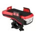 Multifunction 4 in 1 Phone Holder Bicycle Bell Cycling Lamp Flashlight