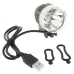 3 Modes USB XML T6 LED Headlamp Bicycle Light Luminous Flux 900lm