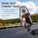 1 Pair WEST BIKING Bicycle Rearview Mirror Adjustable Mirror Mountain Bike Foldable Rearview Mirror