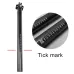TOSEEK 3K Carbon Fiber Mountain Bike Road Bike Bicycle Seat Tube Seatpost Seat Fitting Seat Pole Bicycle Fittings