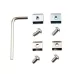 Bicycle Luggage Rack Front Fork Quickly Remove Fixed Clip
