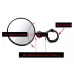 Universal 360 Rotate Adjustable Bicycle Rearview Handlebar Wide-angle Convex Mirror Cycling Rear View Mirror