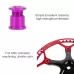 5 PCS Litepro Mountain Bike Bicycle Plate Nail Sprocket Plate Screw Folding Bike Modified Single Plate Nail