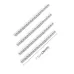 OQSPORT 12 PCS Bicycle Wheel Spoke Reflector Reflective Mount Clip Tube Warning Light Strip