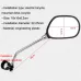 2pcs one Pair Bicycle Rearview Mirror Riding Mountain Car Reflector Bicycle Reversing Mirror