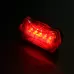 5 LED 7 Mode Bike Bicycle Rear Tail Safety Flash Light Lamp