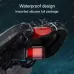 ANTUSI A6 USB Charging COB Light Source Smart Cycling Bike Warning Alarm Tail Light with Remote Control
