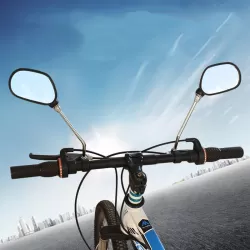 2pcs one Pair Bicycle Rearview Mirror Riding Mountain Car Reflector Bicycle Reversing Mirror