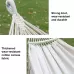 Double Outdoor Camping Tassel Canvas Hammock with Stick