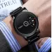 FNGEEN S230 Men Non-Pointer Quartz Watch Black Mash Black Steel