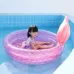 Inflatable Mermaid Shape Pool Home Children Baby Pink Round Swimming Pool Floating Air Cushion