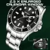 SANDA 1099 Steel Belt Electronic Watch Men Quartz Watch Simple Personalized Wristwatch