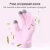 2 PCS Feather Yarn Touch Screen Gloves Outdoor Full Finger Gloves