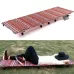 Outdoor Folding Camping Mat Single Bed Portable Aluminium Alloy Sleeping Bed
