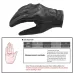 GHOST RACING GR-ST06 Breathable Touch Screen Motorcycle Riding Leather Gloves Anti-Fall Locomotive Gloves