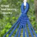 Thick Canvas Hammock Field Rollover Prevention Outdoor Hammock Swing With Stick