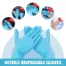 100pcs Blue Disposable Butyronitrile Gloves Housework Supplies