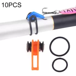 10 PCS/Bag Plastic Fishing Hook Keeper for Fishing Rod Pole Fishing Lures Bait Safety Holder Fishing Tackle