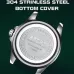 SANDA 1099 Steel Belt Electronic Watch Men Quartz Watch Simple Personalized Wristwatch