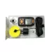Portable Ultrasonic Fish Finder Water Depth and Temperature Fishfinder with Wired Sonar Sensor Transducer and LCD Display