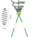 5 in 1 Stranded Double Hook Anti-winding Silver Carp Fishing Group Spring Fishing Hook