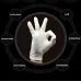 12 Pairs Pure Cotton Working Gloves Thin Section