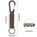 Outdoor Multifunctional Nylon Umbrella Rope Carabiner Key Chain