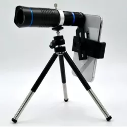 Universal 20 Times Mobile Phone Telephoto Lens Monocular Live Broadcast HD 4K No Vignetting Lens
