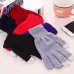Winter Touch Screen Gloves Women Men Warm Stretch Knit Mittens Imitation Wool Thicken Full Finger Gloves
