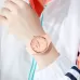 SKMEI 1747 Simple Bar scale Dial Silicone Strap Quartz Watch for Ladies
