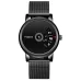 FNGEEN S230 Men Non-Pointer Quartz Watch Black Mash Black Steel