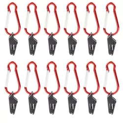 20 PCS Camping Tent Windproof Fixing Clip Outdoor Barbecue Canopy Tarp Fixed Pull Point Clip