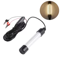 LED Fishing Light Underwater Luminous Lure Lamp  AC/DC 12-24V  Warm White