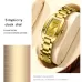 BINBOND N321 Square Temperament Metal 30M Waterproof Quartz Watch Rose Gold