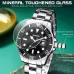 SANDA 1099 Steel Belt Electronic Watch Men Quartz Watch Simple Personalized Wristwatch