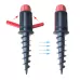 Diameter Outdoor Beach Sun Umbrella Accessories Large Plastic Portable Spiral Ground Plug